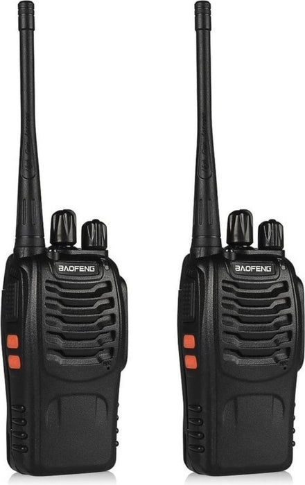 Baofeng - Walkie Talkie - 2 Pieces - 446 Mhz - 16 Channels - With LED Flashlight